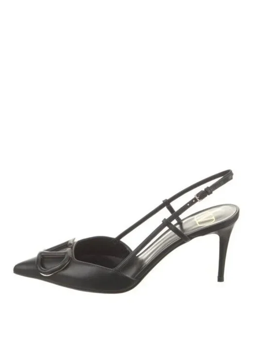Valentino Garavani 80mm VLogo Signature slingback pumps Size 37 IT, 6 or 6.5 US - Picture 7 of 13